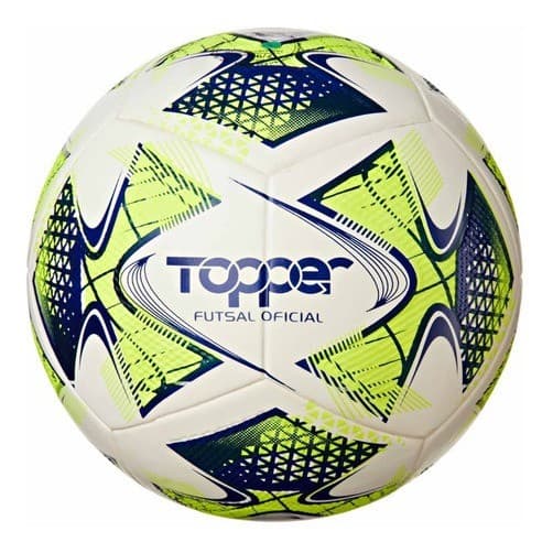 Bola Profissional de Futebol Quadra Topper Futsal 22 Oficial - Ideal Para Jogos, Treino e Lazer.