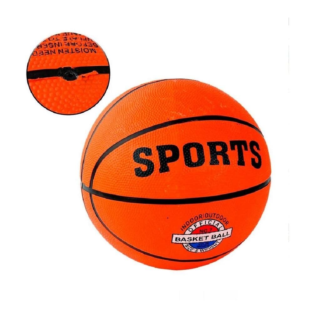 BOLA DE BASQUETE NUMERO 7 LARANJA TREINO ESPORTES ESCOLA BASKET QUADRA SPORTS