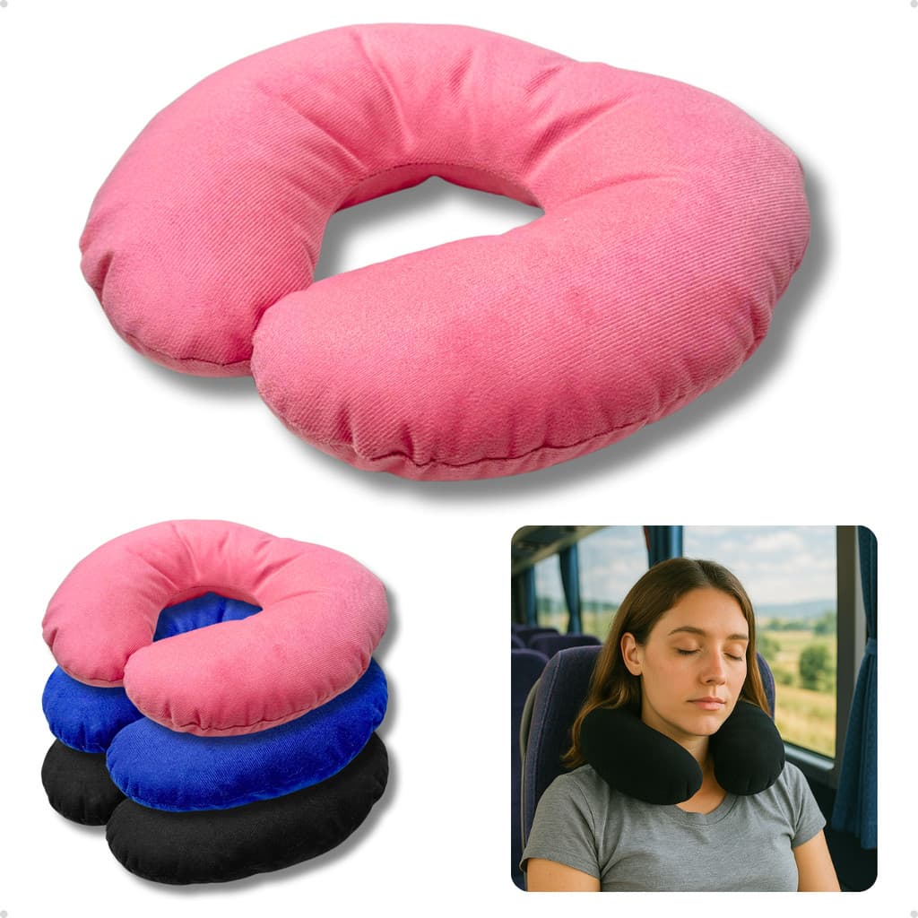 Almofada Travesseiro Encosto Protetor P/ Pescoço Leitura, Viagem ou Descanço