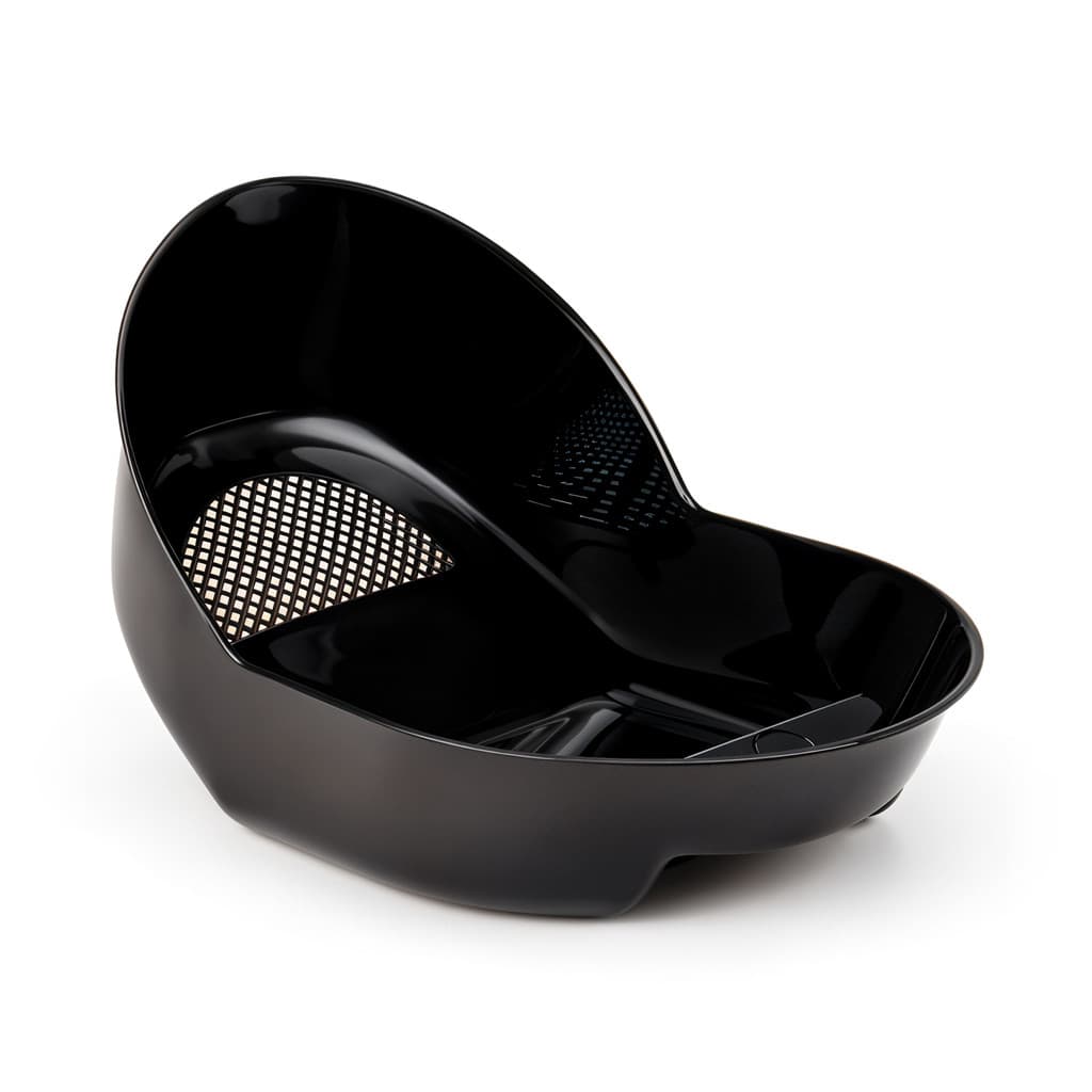 Lava Arroz Escorredor Lavador com Peneira Plástico Multiuso Cozinha Grãos Legumes Prático Resistente