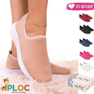 Tênis Feminino Meia Para Caminhada Ortopédico Vl-07