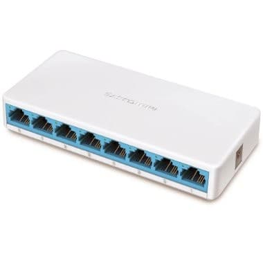 Switch de Mesa de 8 Portas 10/100Mbps Mercusys MS108