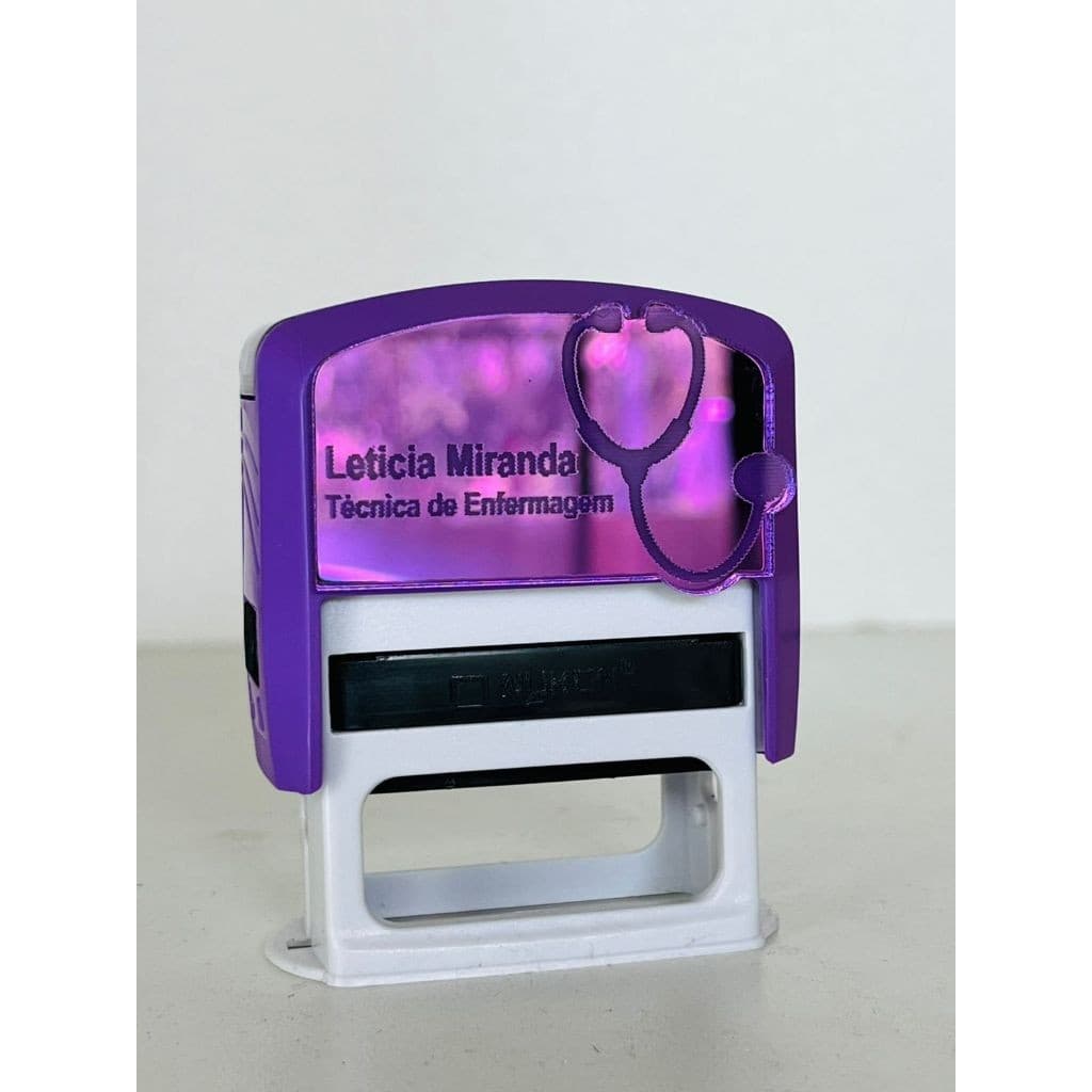 Carimbo com Placa espelhada - Diversas Profissões e Modelos - ENVIO DIRETA PASSAR OS DADOS IMEDIATAMENTE
