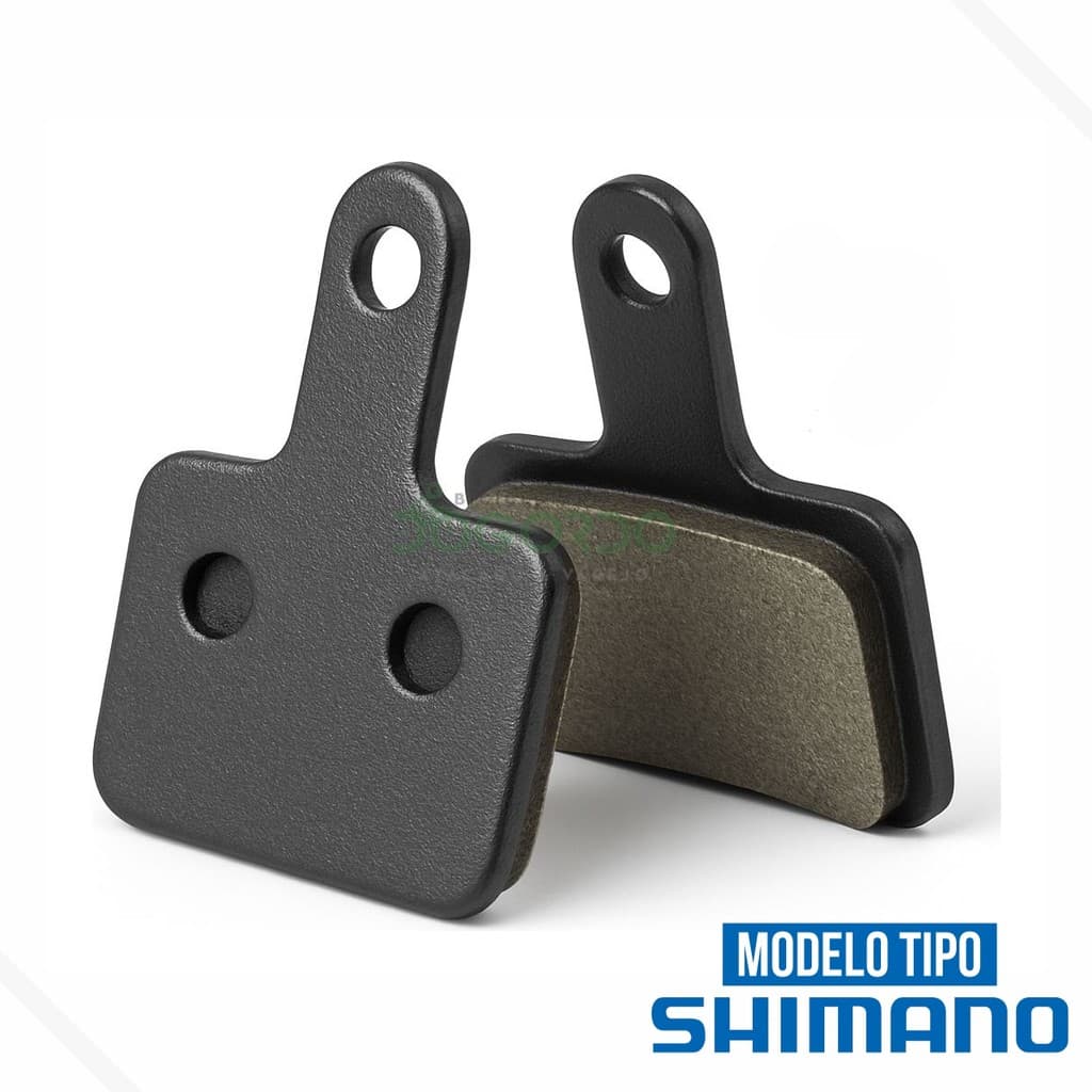 Pastilha Freio Disco Modelo Tipo Shimano Mt200 / 410 / 500 B01 c/ Furo S/ Mola Bike Mtb Gts