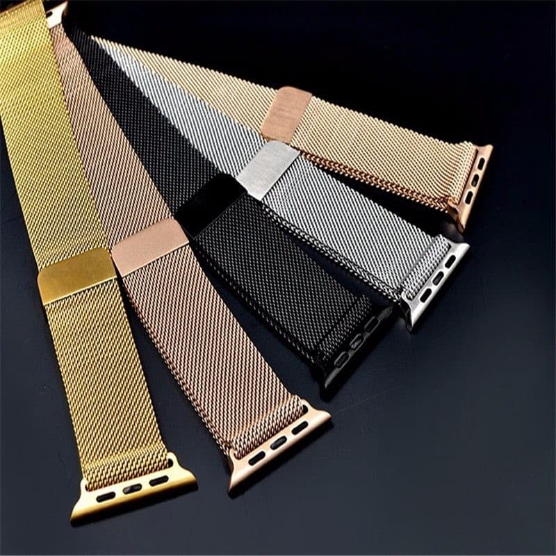 Pulseira De Metal Aço Para Relógio Smartwatch Apple Watch Ultra 3 2 49mm Series 11 10 9 8 7 SE 6 5 4 45 44 42 41 46mm