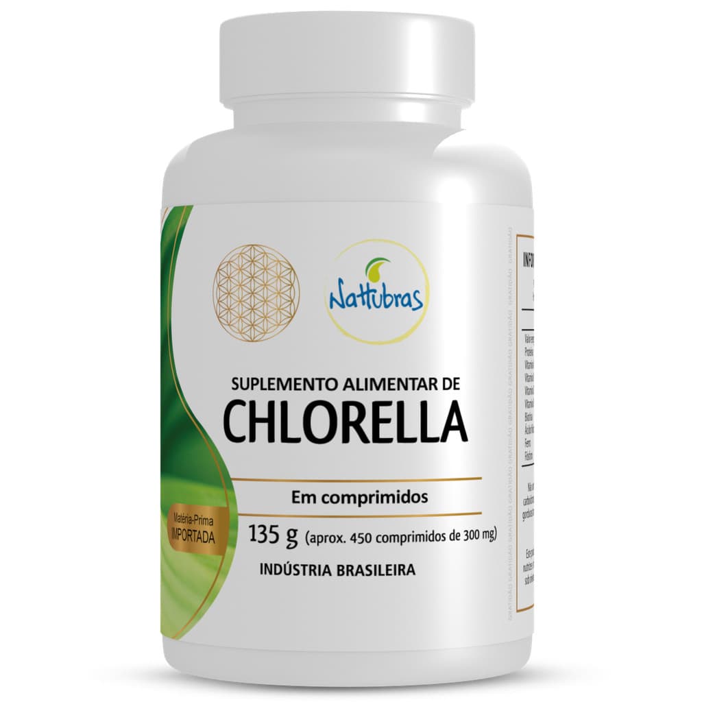 CHLORELLA - 450 COMPRIMIDOS DE 300MG
