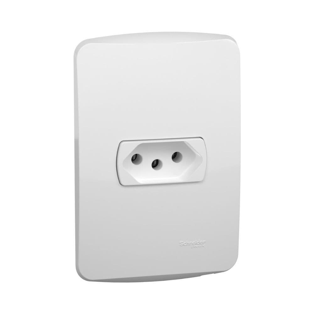 Conjunto 4x2 Tomada De Energia 20a/250vca Branco - Miluz - S3b60350 - Schneider Electric