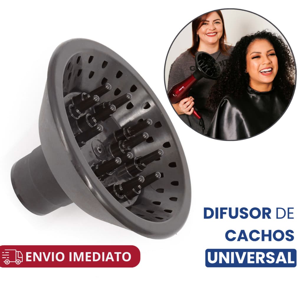 Difusor Cachos Universal Para Secador Taiff Vários Modelos
