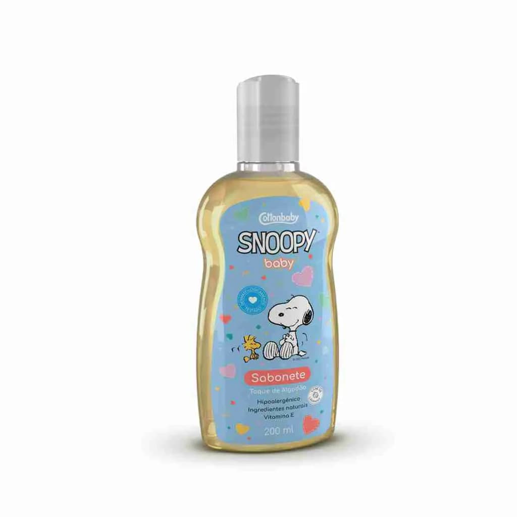 Cotton Baby Cotton Sab Liq Snoopy Toque Algodao 200Ml