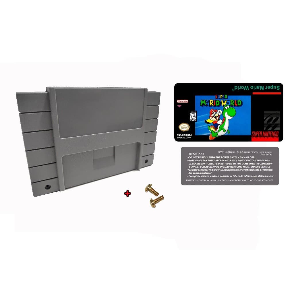 Case com labels e parafusos 6 unidades