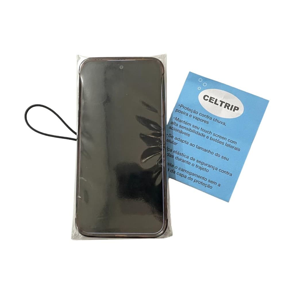Capa a Prova d'Agua para Celular Universal Impermeável C/ Velcro Celtrip