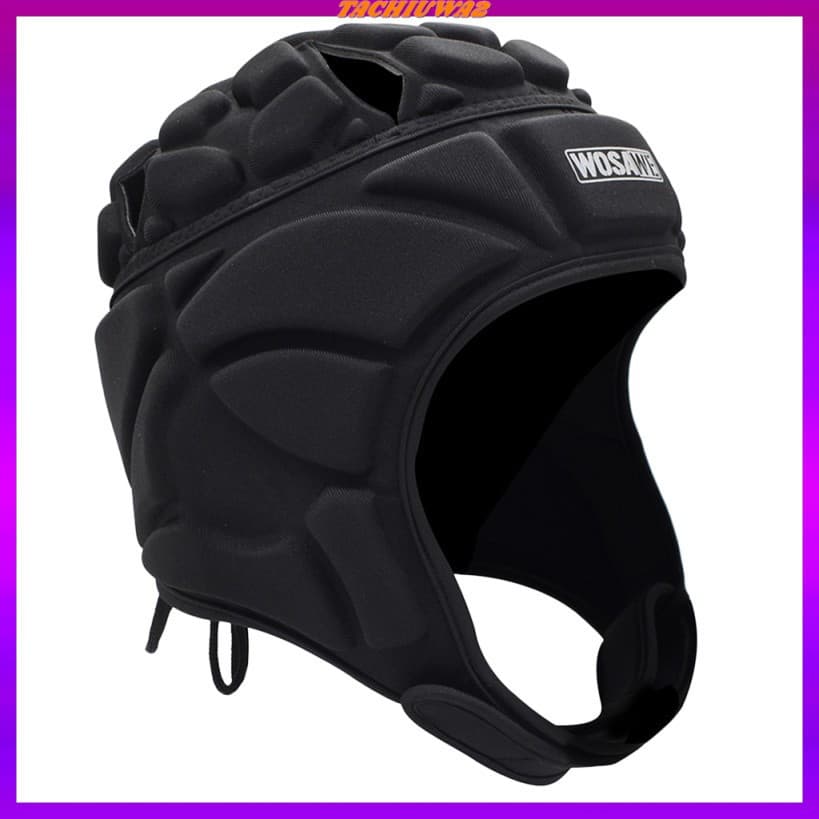 [tachiuwadaMY] Capacete Almofadado Macio - Capacete de Flag Football - Proteção de Queda para Goleiro de Futebol - Taman
