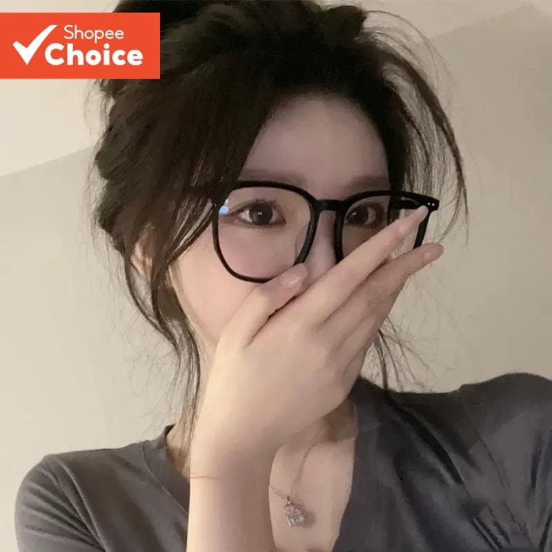 Óculos Anti-Radiação Em Estoque Pronto Moda Oversize Quadrado Grande Quadro Feminino Masculino