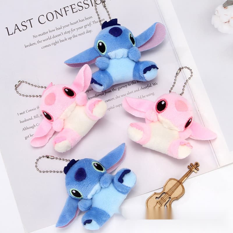 Novo estilo altura 6cm tamanho pequeno ponto azul boneca de pelúcia ponto saco pingente roupas pingente pronto estoque