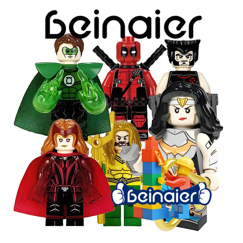 Mini boneca, brinquedos de blocos de construção de bonecas, presente de aniversário