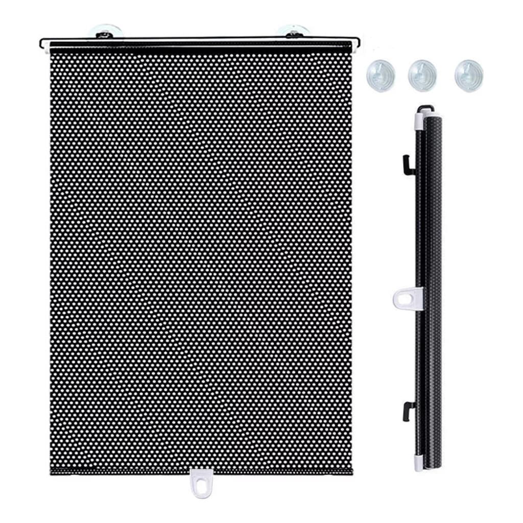 Persiana Cortina Retratil Blackout Casa Sala Quarto Carro Cortina Blecaute Corta Luz  Pvc Com Ventosa Proteção Solar