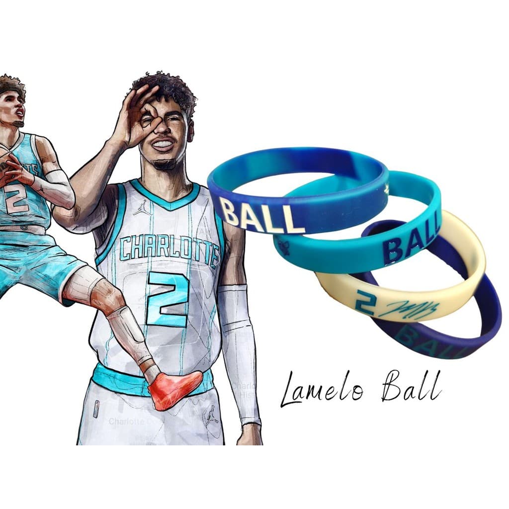 Pulseira Oficial Lamelo Ball Basquete Silicone