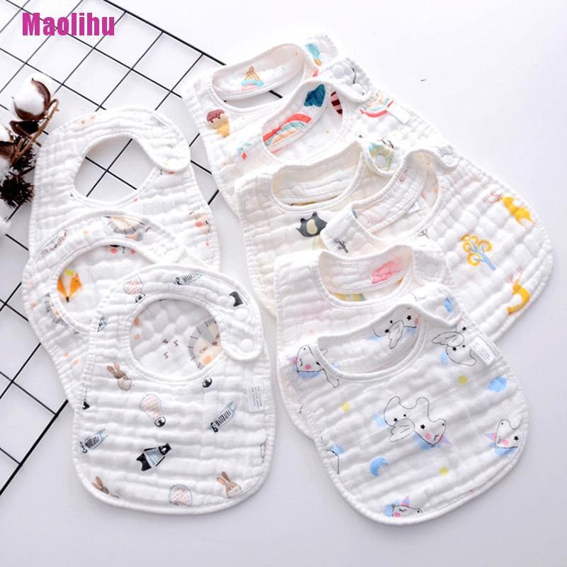 [Babetes Babador em Forma de U para Bebês, Babador de Alimentação, Babador para Meninas e Meninos, Algodão