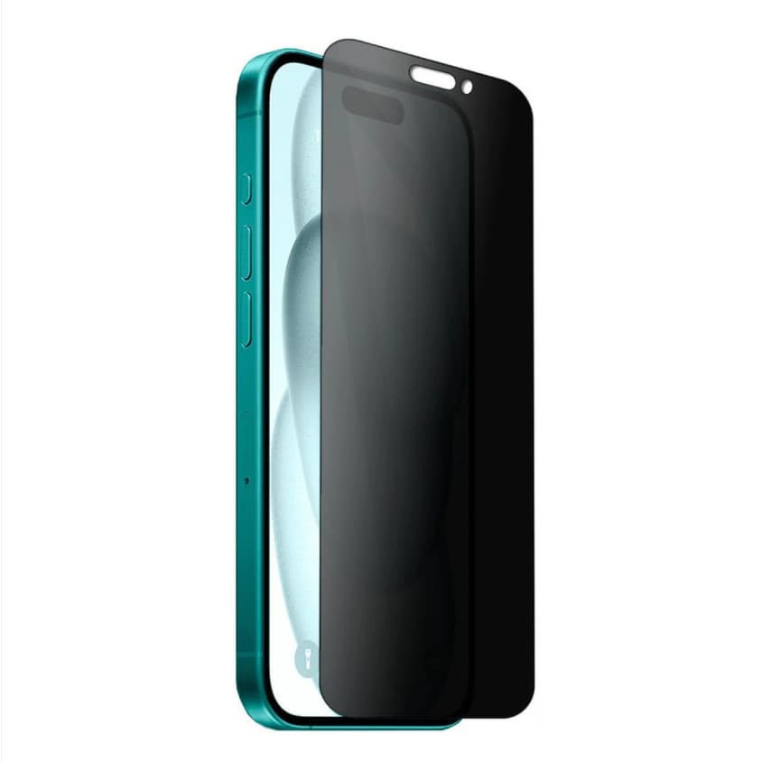 Película Privacidade Cerâmica Fosca Para iPhone 11 a 17 - Não Quebra