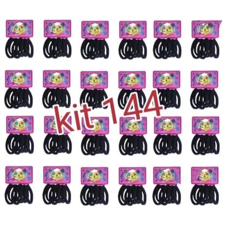 Kit Elástico de Cabelo Feminino Xuxinha Rabicó Para Cabelo Infantil Scrunchies de Cabelo