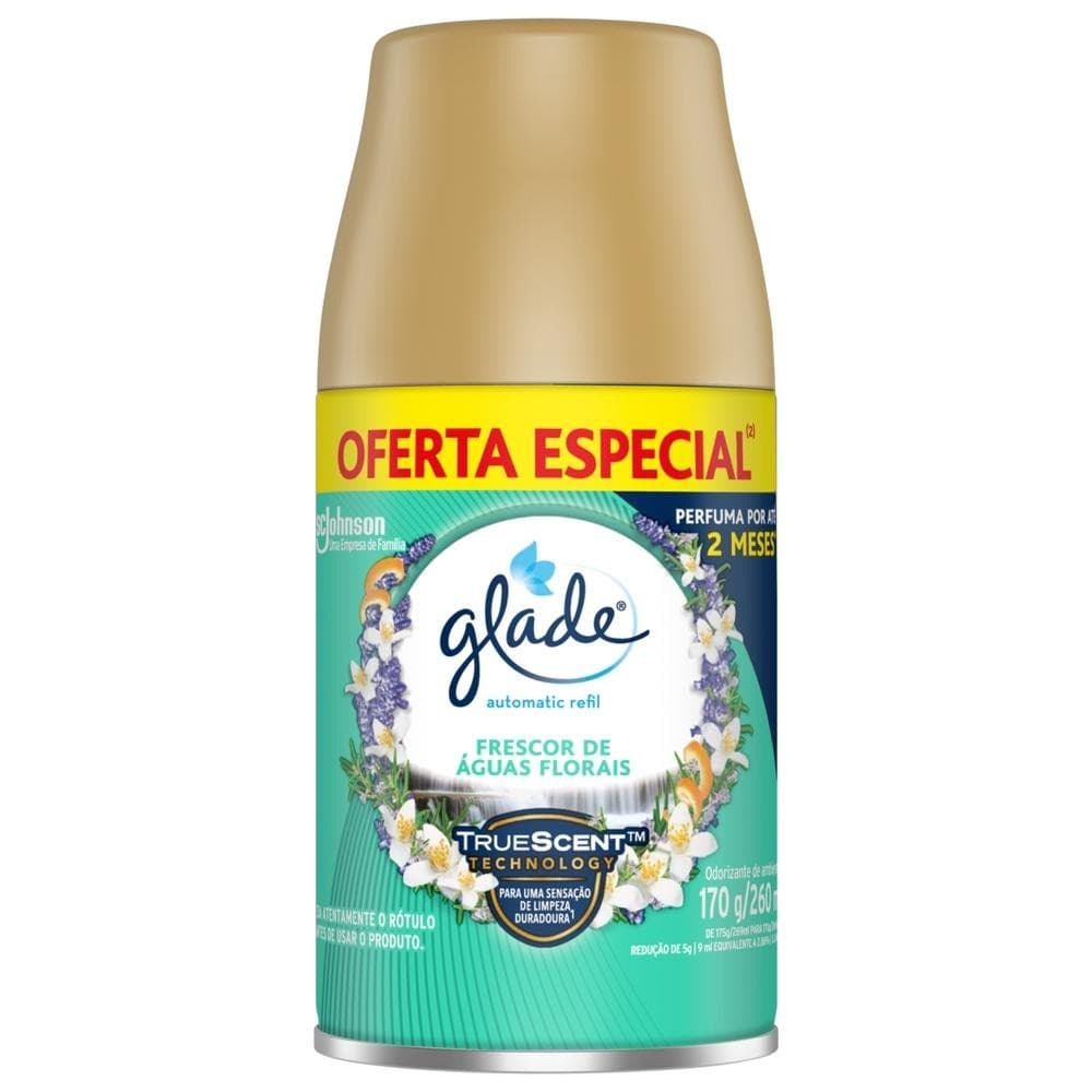 Refil Odorizador de Ambiente Glade Águas Florais Automatic 260ml