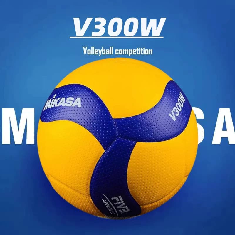 Bola De Vôlei Mikasa V200W V300W Tamanho 5 Treinamento De Competição Couro Jogos Olímpicos