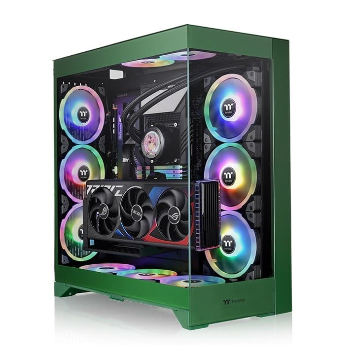 Gabinete Gamer Thermaltake Cte E660 MX, Laterais de Vidro, mid-Tower, Sem fans, Racing Green - CA-1Y3-00MCWN-01