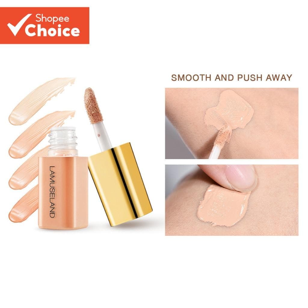 ZSEEY Corretivo Líquido Cobertura Total 4 Cor para Acne e Círculos Escuros Facial Cosmético