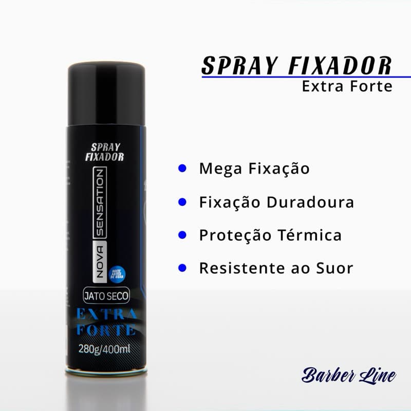 Hair Spray Fixador Barber Line – 400ml