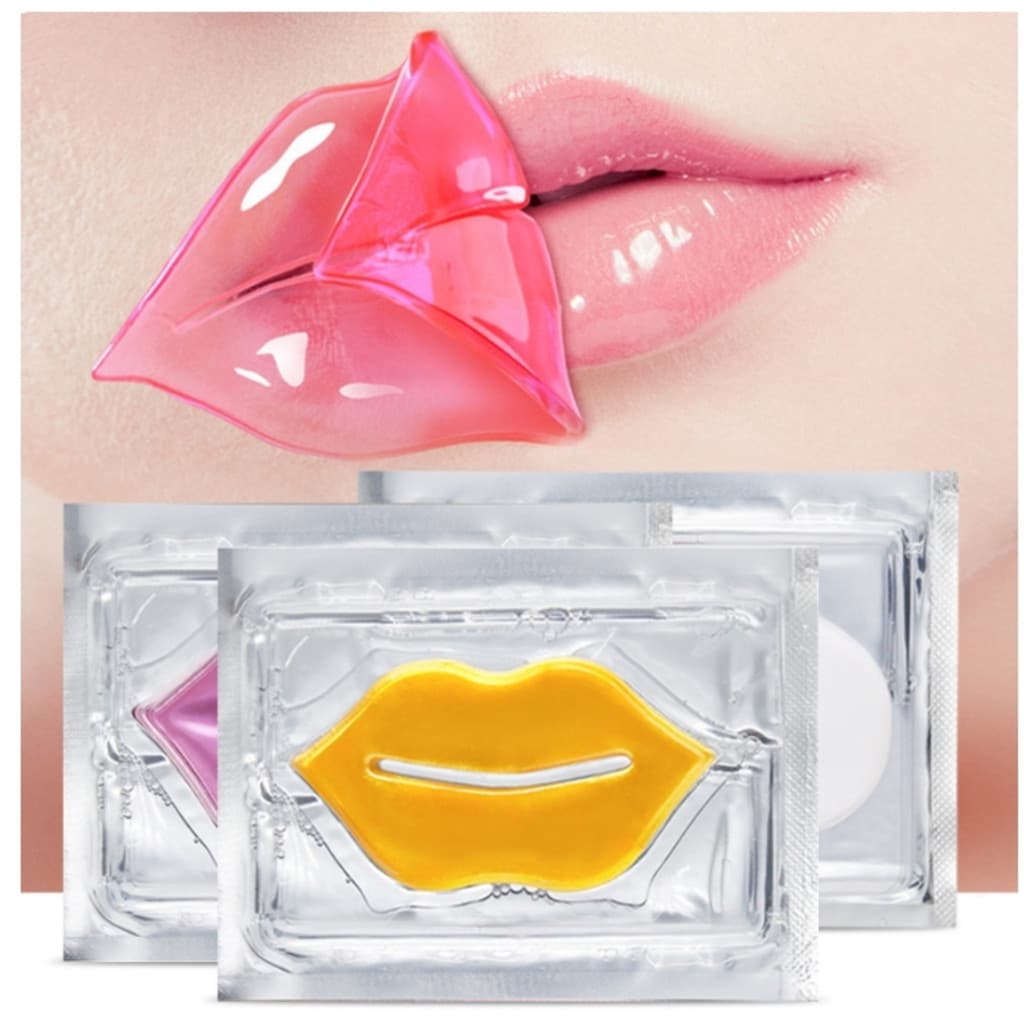 10 Máscaras Labial De Mel de colágeno com cristal hidratante para lábios Beleza Mask