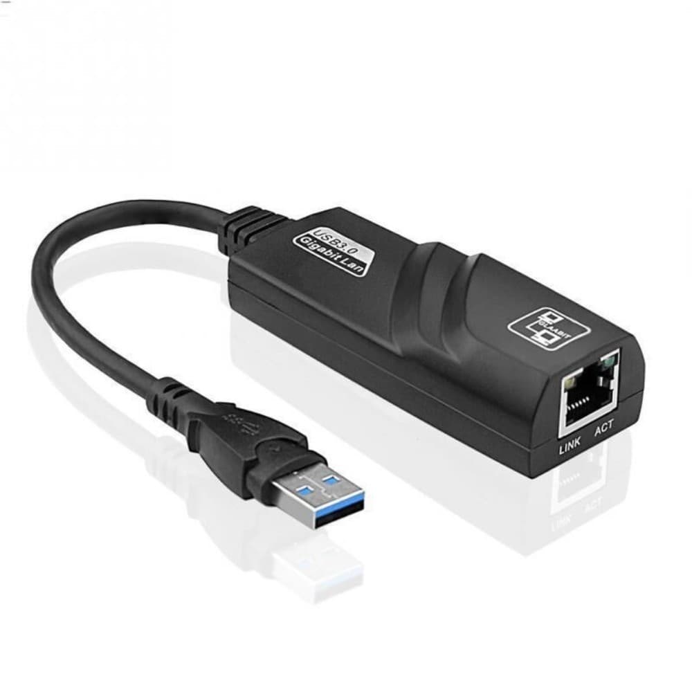 Adaptador de Rede USB 3.0 RJ45 Gigabit 1000Mbps Ethernet 10/100/1000 Para Computador PC Notebook