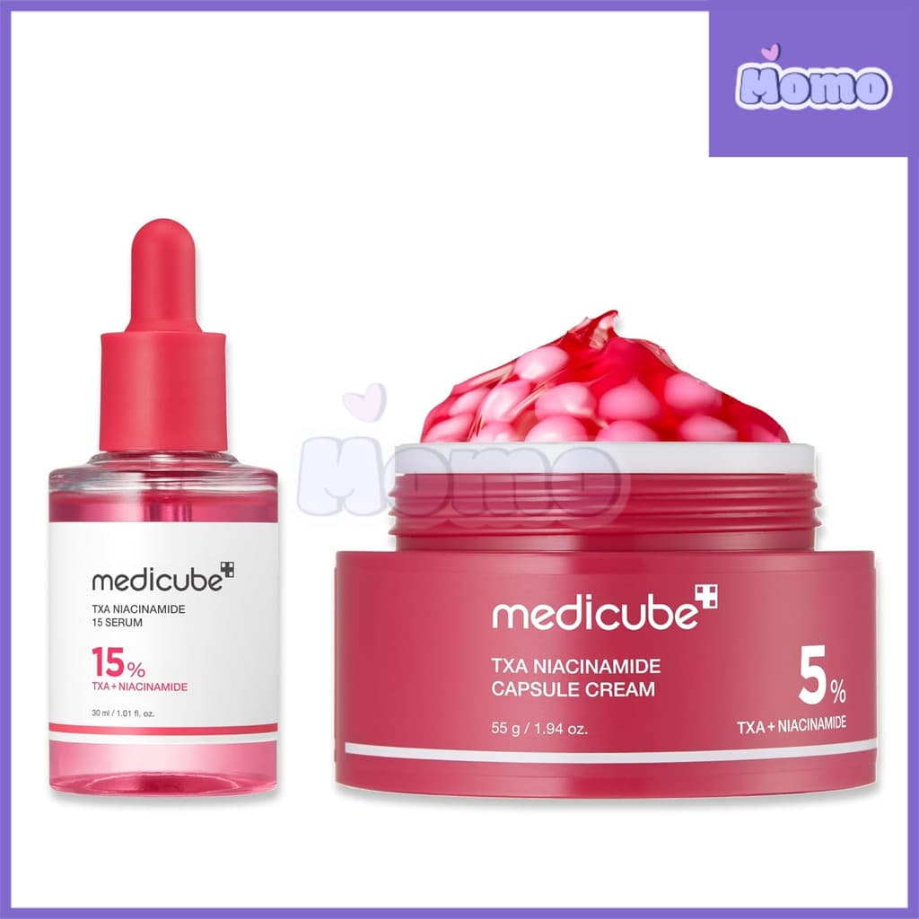 Medicube 5% TXA Capsule Cream 55g 15% TXA Trace Toning Serum 30ml