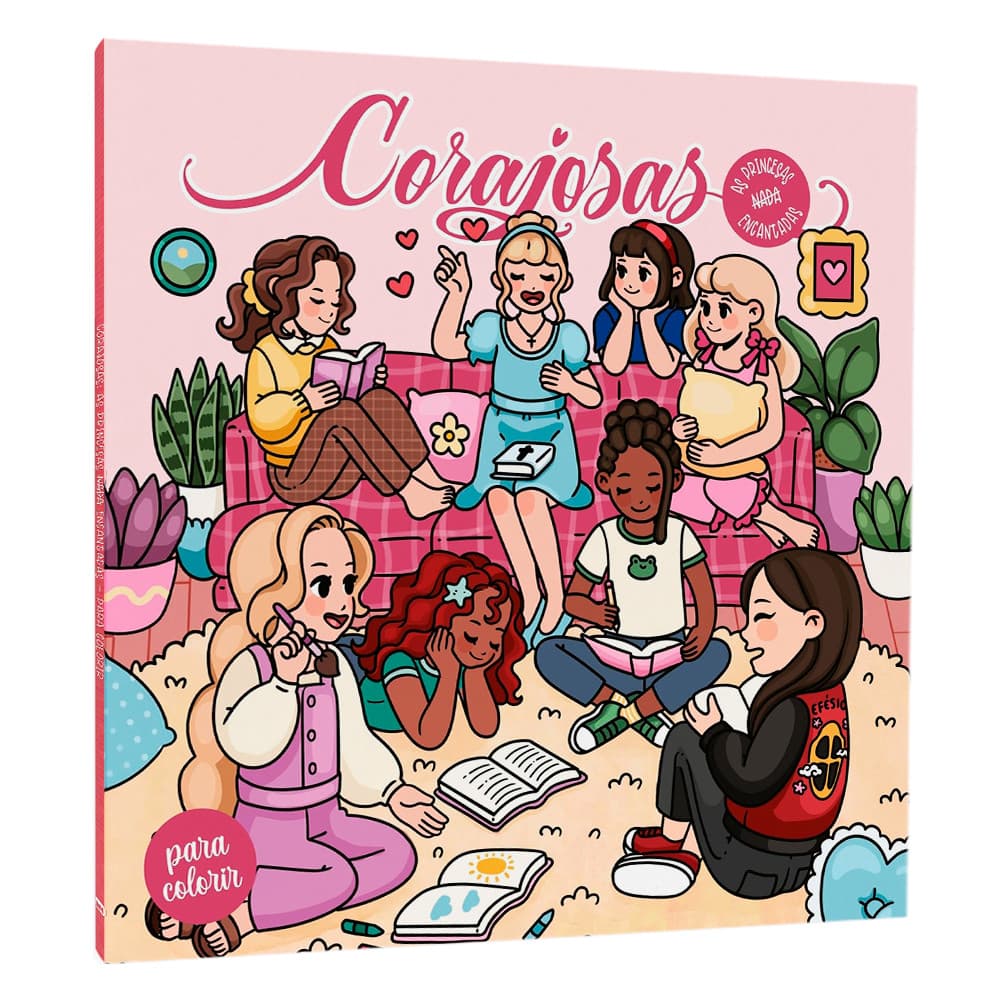 Livro Corajosas Para Colorir | As Princesas Nada Encantadas