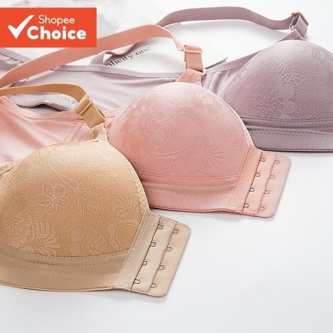 Sutiã Push Up Com Fechamento Frontal-Sem Costura Para Mulheres (36B-44C , 5 Cores)