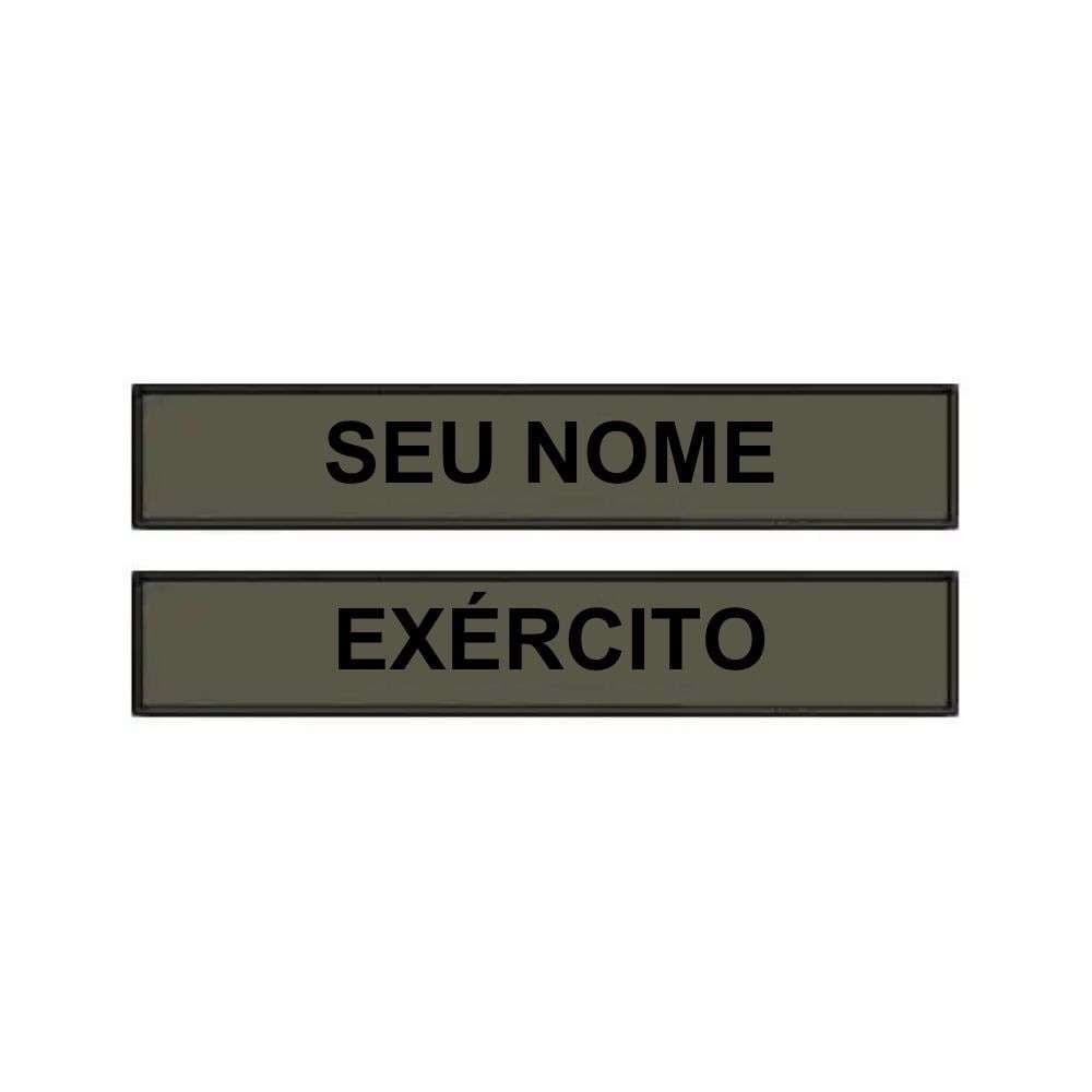 Kit Sutache Nome + Sutache Exército de Baixa Visibilidade