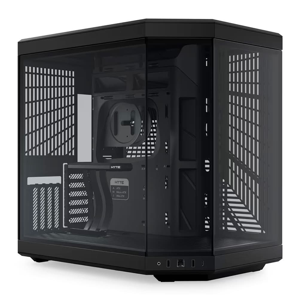 Gabinete Gamer Hyte Y70, mid Tower, s/ fans, Black - CS-HYTE-Y70-B