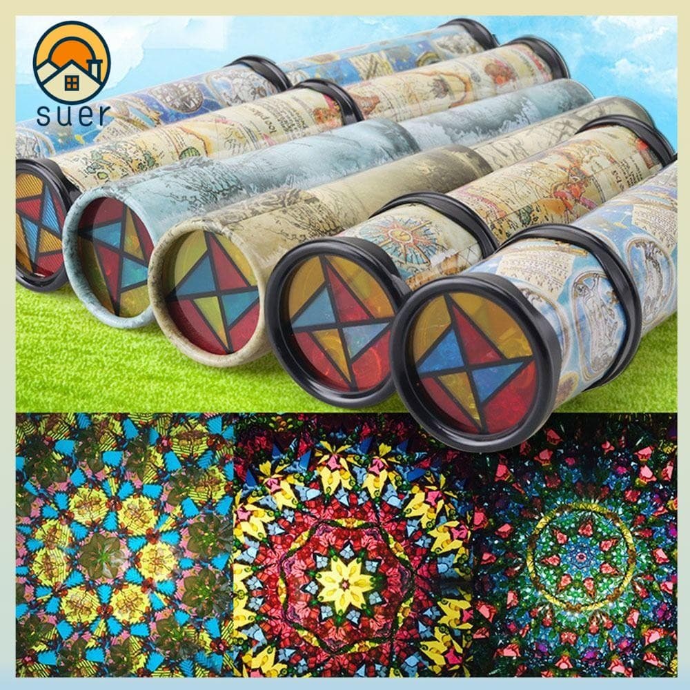 Caleidoscópio Mágico Mutável SUEBR , De Rotação De Plástico Colorido , 21/30/27cm