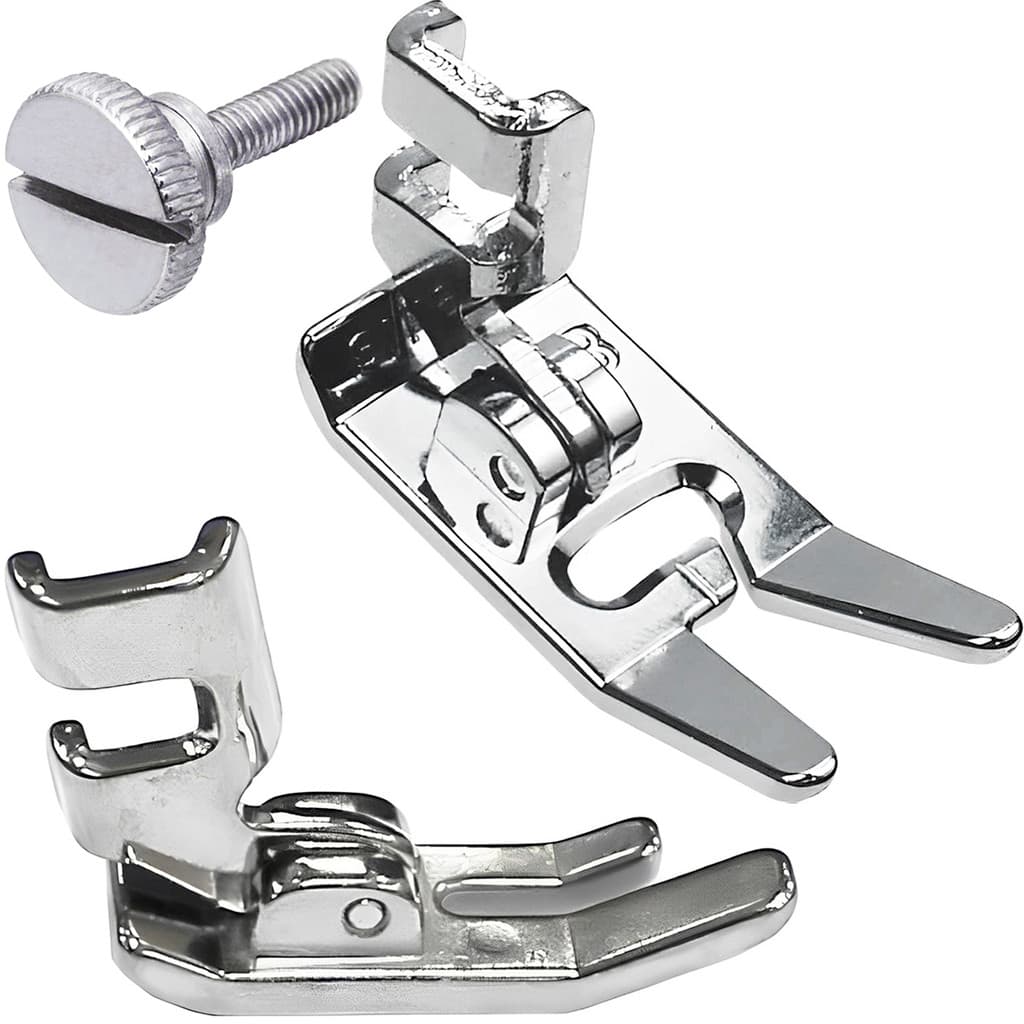 Calcador Sapata Pezinho ZigZag Reta Haste Encaixe Singer Parafuso