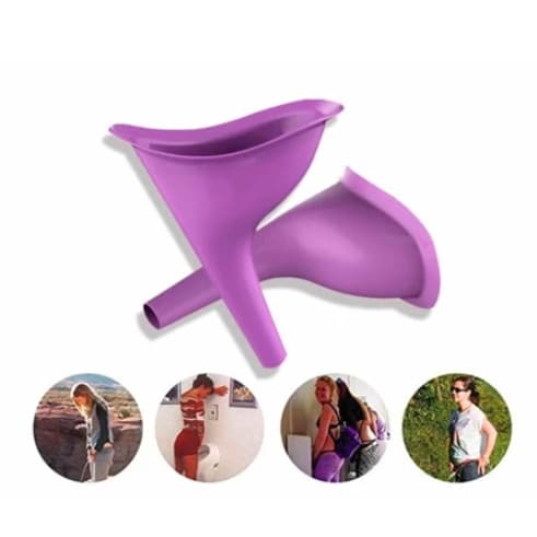 Silicone Portátil para Urinol Feminino Mictório Para Mulher Fazer Xixi Urinar Em Pé Festa