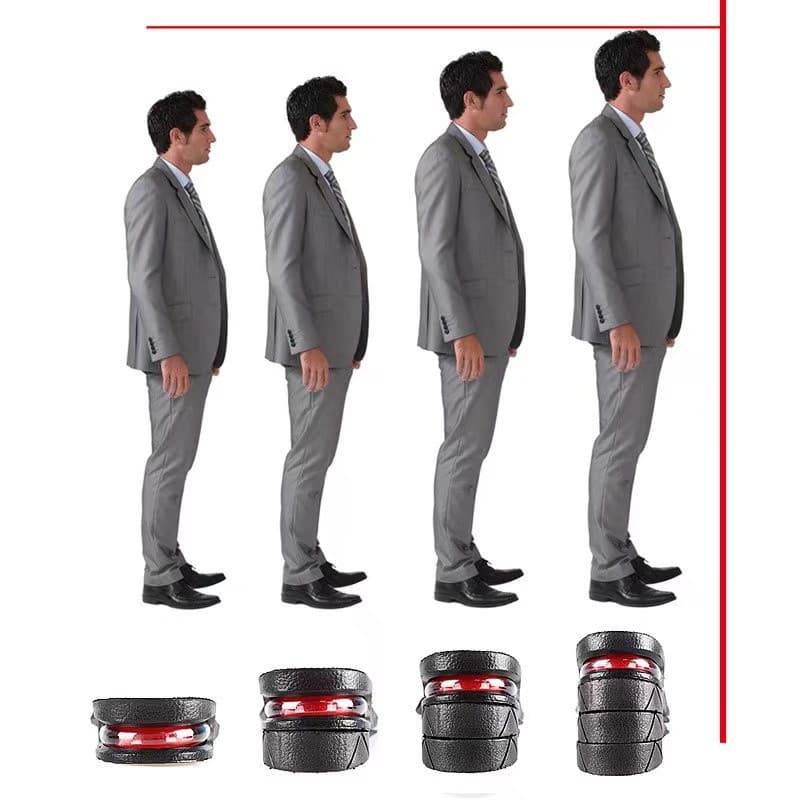 Palmilha Aumenta Altura Até 9cm Modelo Recortável Anti Impacto Confortável Para Homens E Mulheres