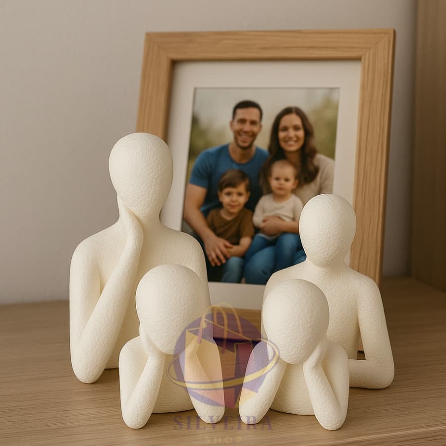 Estátua moderna família  Minimalista Casa e Decoração Escritórios