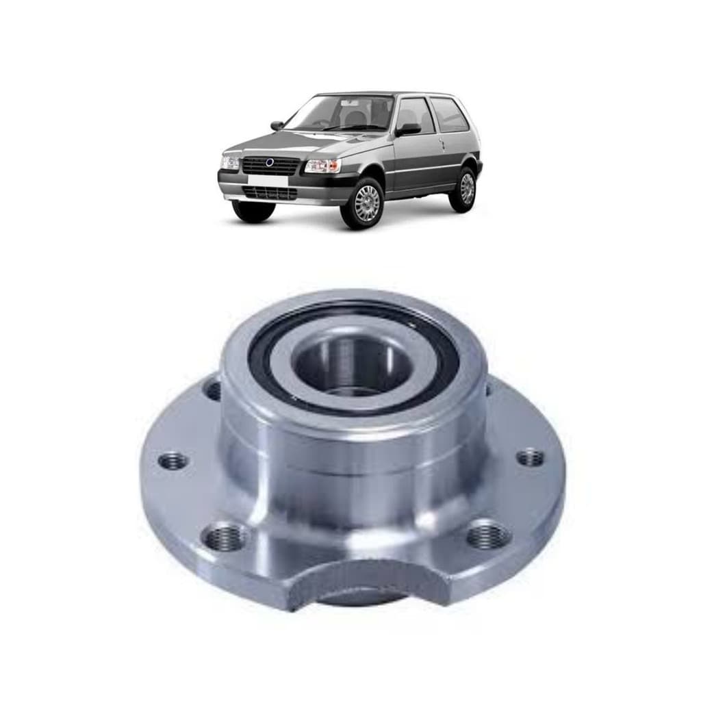 Cubo Roda Nakata 4 Traseiro Furos Com Rolamento Rolamento Fiat Uno Mille 1984 A 2013