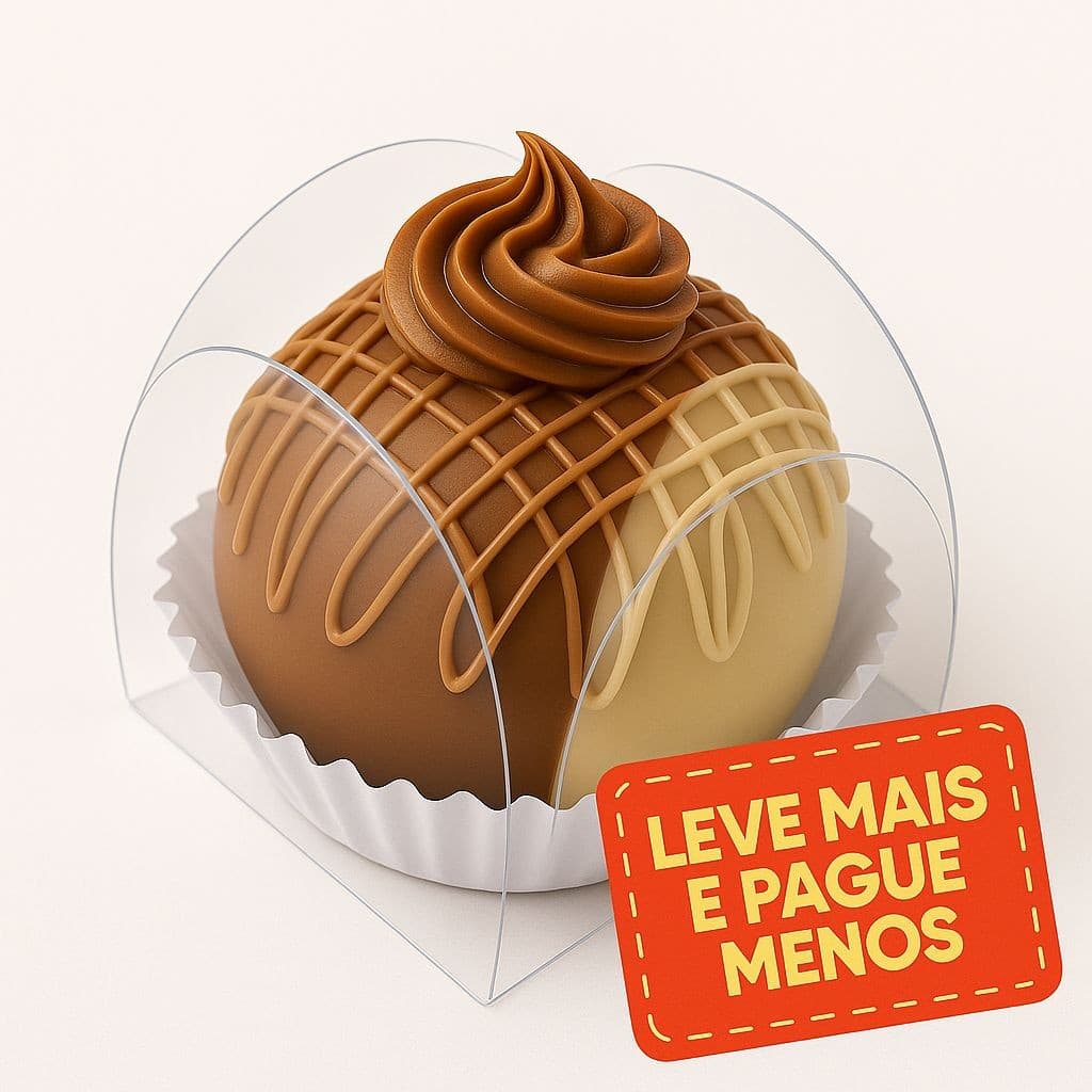 Forminhas de Acetato Brigadeiros Para Doces Finos 4 Petalas Transparente Confeitaria Aniversários