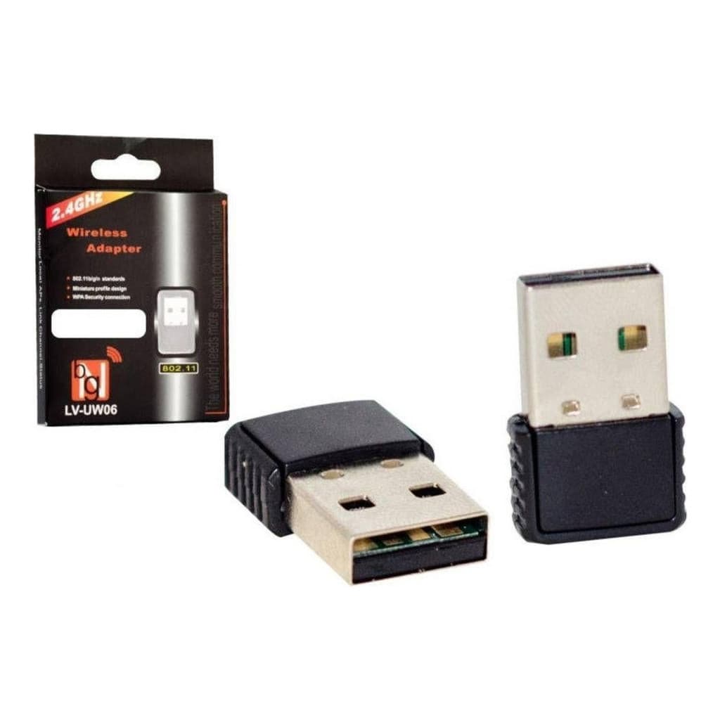 Kit C/6  Mini Adaptador Wireless Usb Wifi 900mbps 2.4ghz