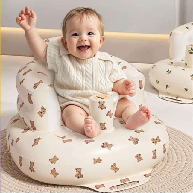 Pressione o assento inflável automático Do Bebê Do Sofá Do Bebê