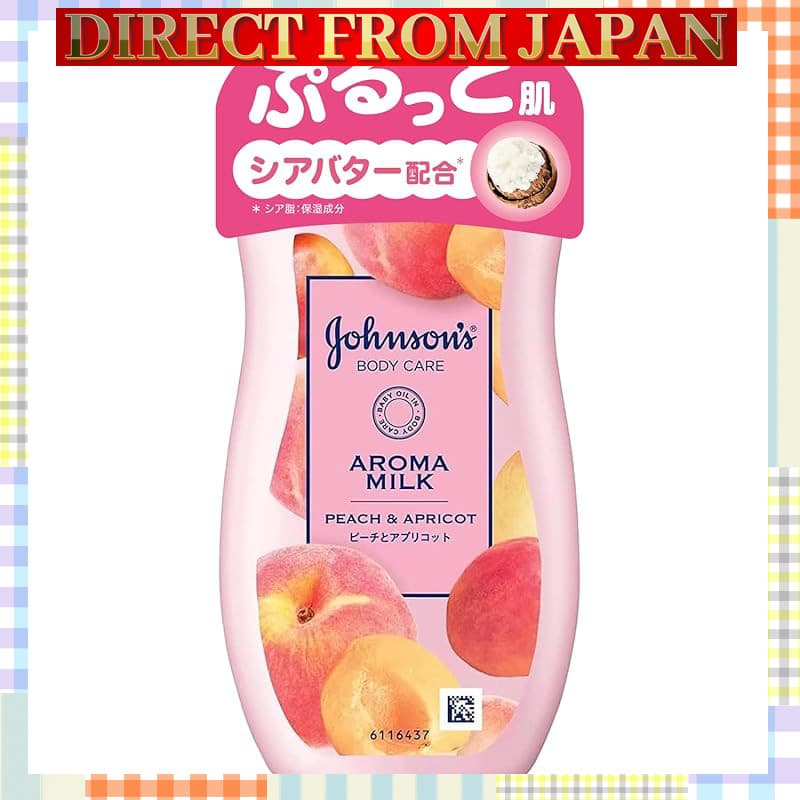 Johnson's Body Care Aroma Milk Loção Corporal Hidratante Duradoura-De Pêssego E Damasco , 200mL
