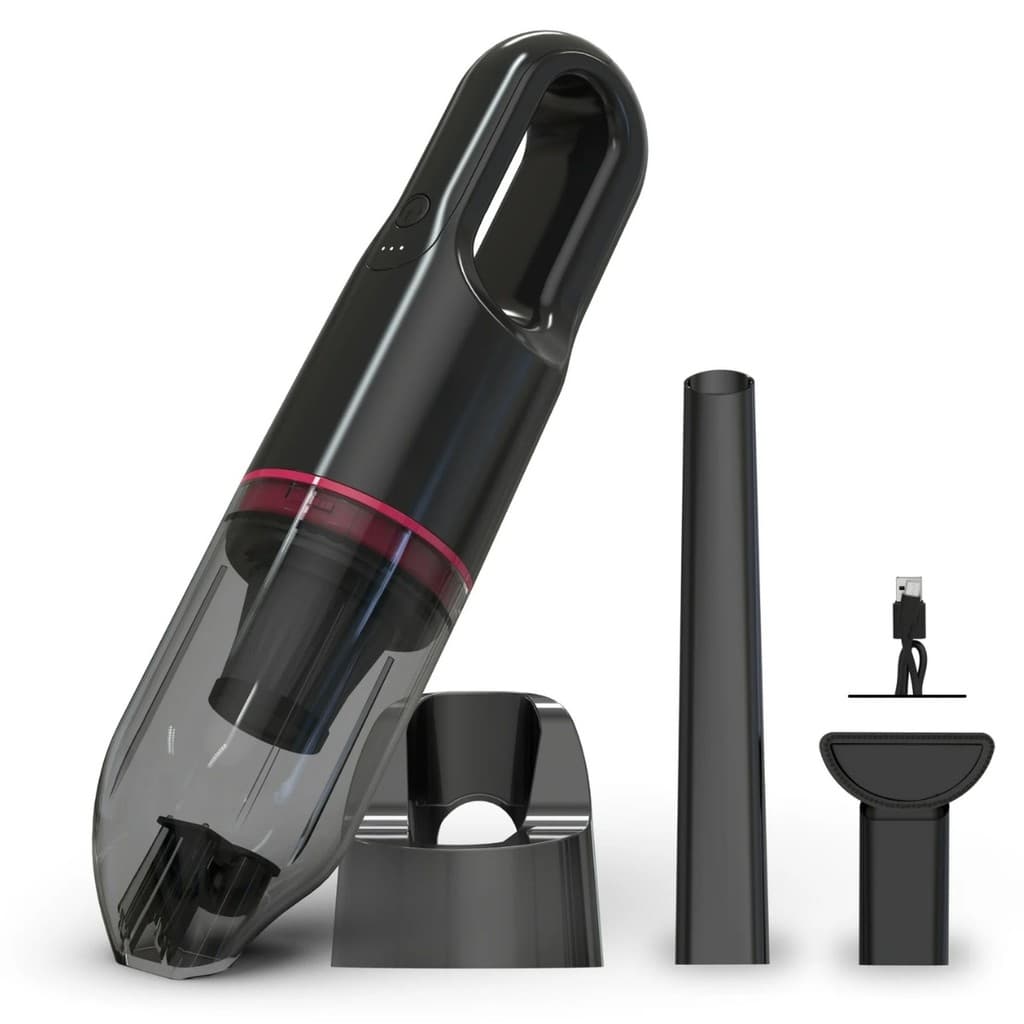 Aspirador de Pó Portátil Sem Fio USB | Multissuperfície, Leve para Casa e Carro