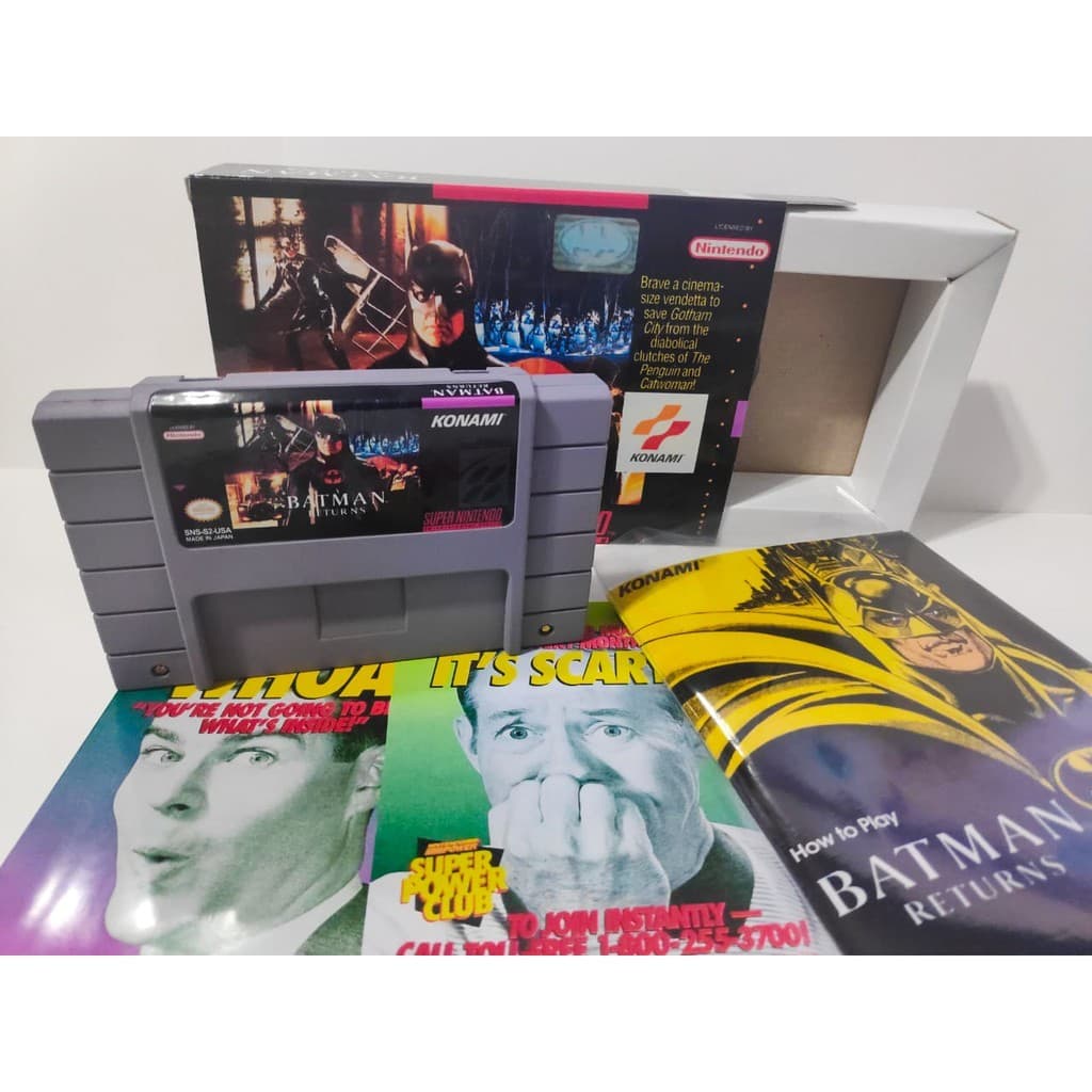 Batman Returns com caixa e mini manual/poster lacrado