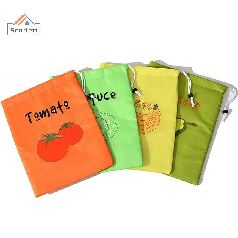 [Scarlett] 1/3 Unidades Bolsa Para Conservação De Frutas E Vegetais Armazenamento De Banana Preservação De Bolso Isolado