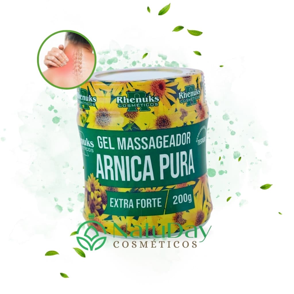 Gel Massageador Arnica Pura - 200g - Rhenuks (Extra-F0RTE)
